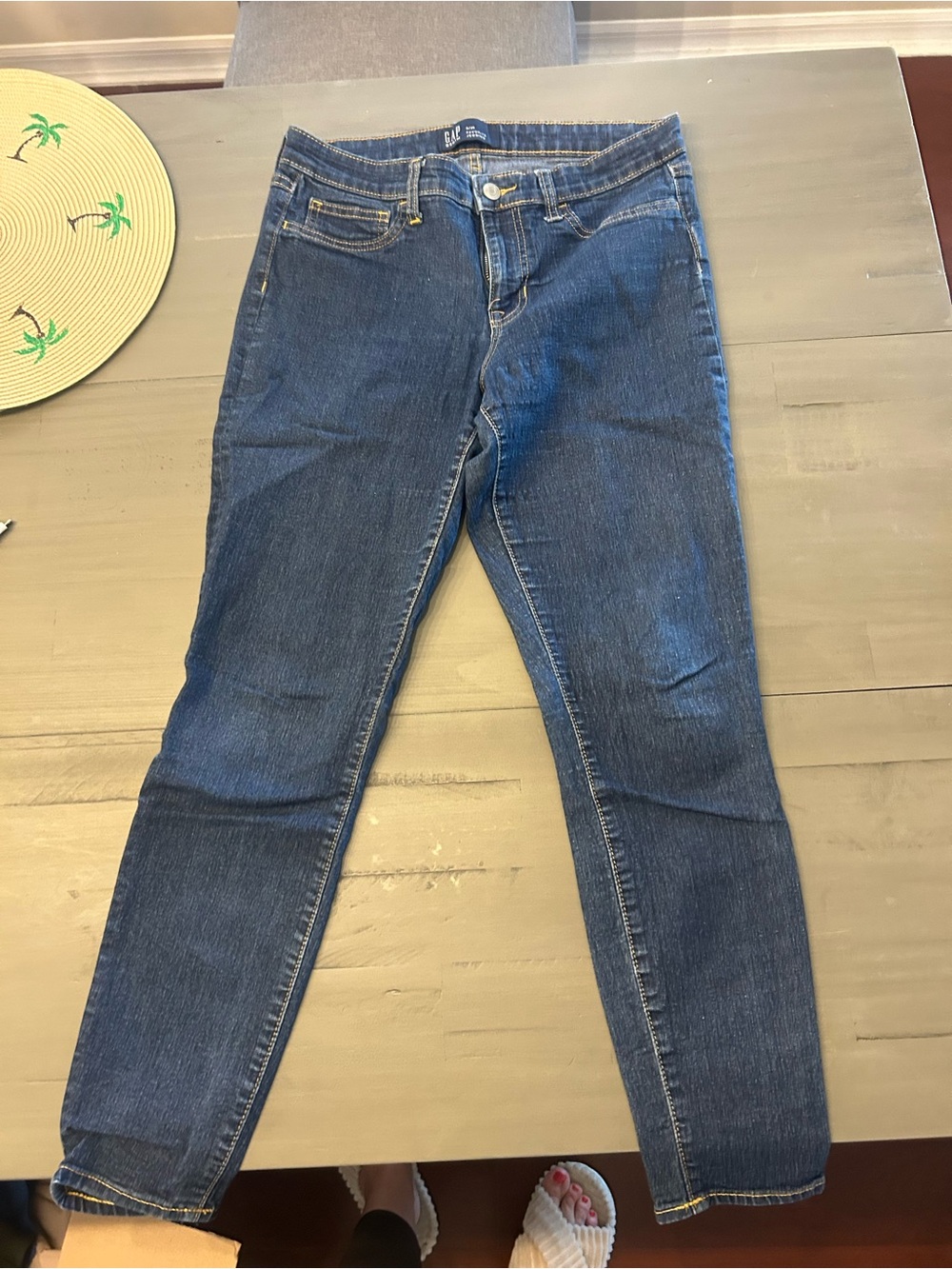 GAP Women's Skinny Jeans - Dark Blue Wash